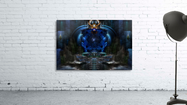 View To Eternity Fractal Art Composition Wall Preview