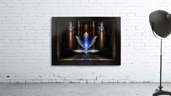 The Wings Of Heaven Fractal Art Composition Wall Preview