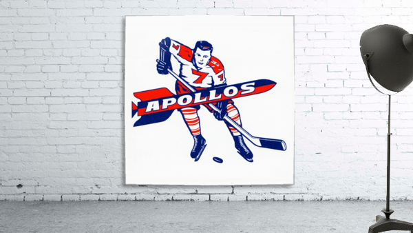 1965 Houston Apollos Hockey Logo Art Wall Preview