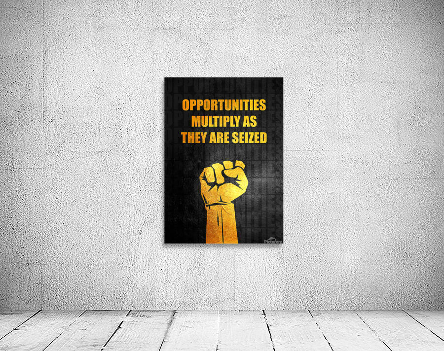 Seize the Opportunity Motivational Wall Art by ABConcepts