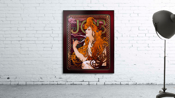 JOB by Alphonse Mucha Art Nouveau Old Masters Vintage Art Reproduction by xzendor7