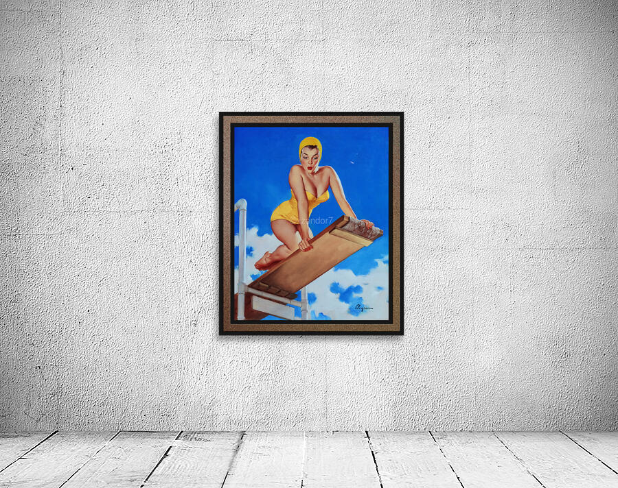 I Think Not by Gil Elvgren Pin-Up Girl Vintage Artwork Wall Preview