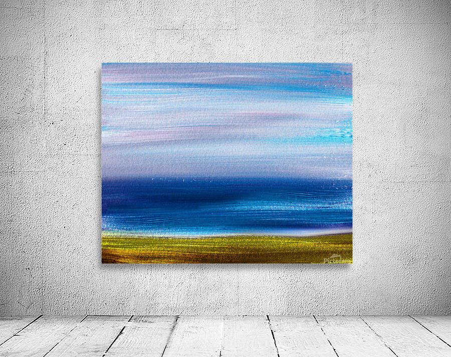 Beach Art Ocean Seascape Sea View Painting For Home Interior Decor III by Irina Sztukowski
