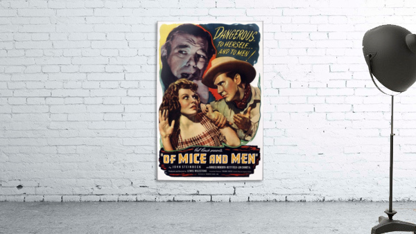 Of mice and men by VINTAGE POSTER