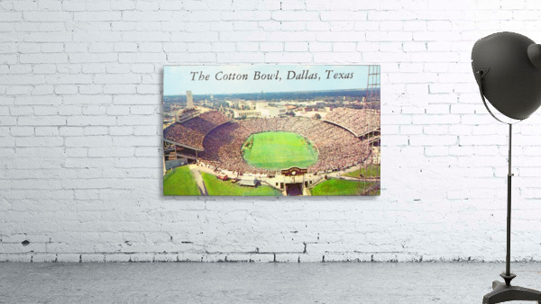 Vintage Oklahoma Sooners vs. Texas Longhorns Cotton Bowl Stadium Photo Wall Preview