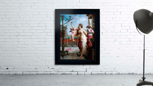 Venus Weighs Cupid Against A Butterfly by Henri-Pierre Picou Old Masters Classical Art Reproduction Wall Preview