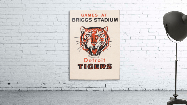 1956 Detroit Tigers Canvas Wall Art Wall Preview
