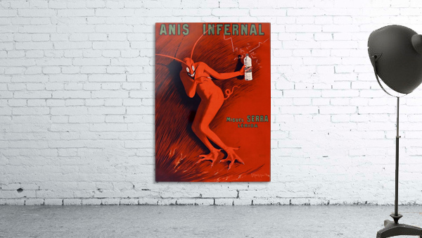 Anis Infernal original vintage poster by VINTAGE POSTER
