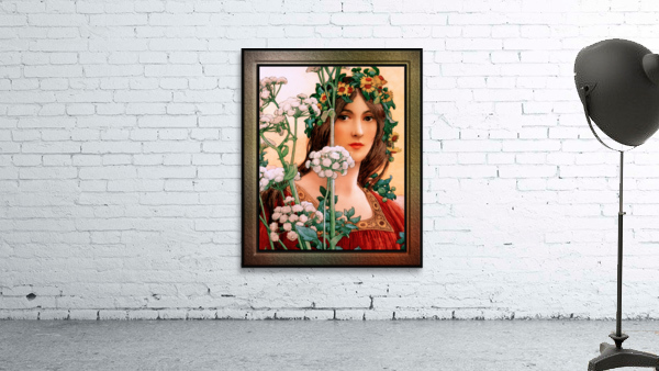 Our Lady of the Cow Parsley by Elisabeth Sonrel Wall Art Decor Wall Preview
