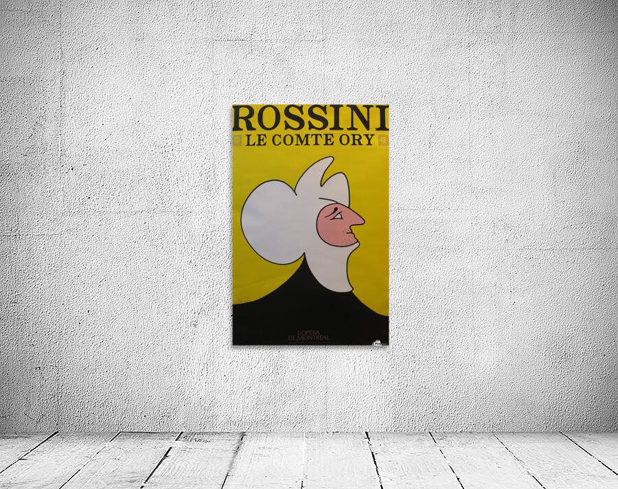 Rossini Le Comte Ory by VINTAGE POSTER