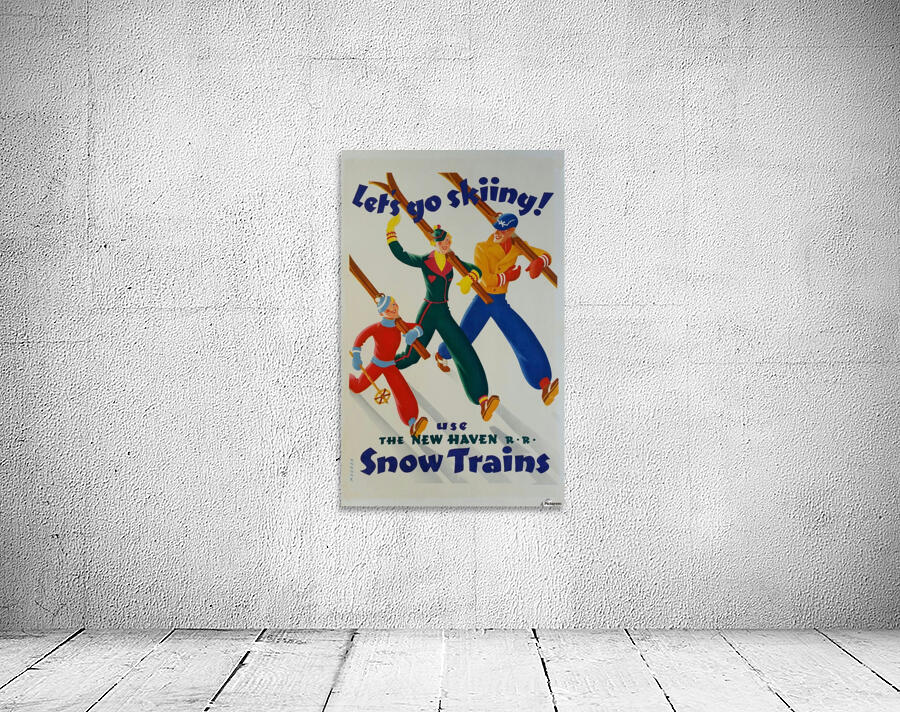 New Haven Snow trains Wall Preview