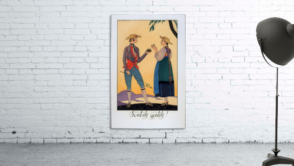 Sont ils gentils vintage poster Wall Preview