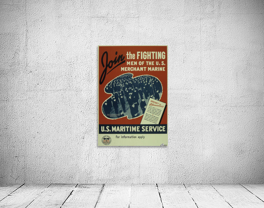 Join the Fighting Men of The US Merchant Marine Wall Preview