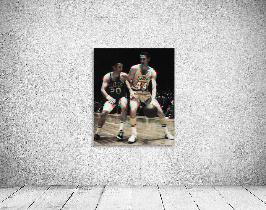 1970 Jerry West Glitch Art by Row One Brand