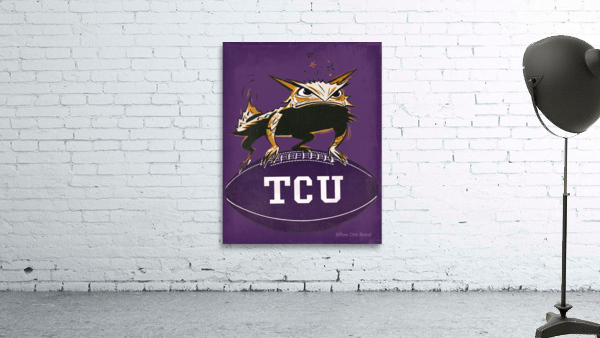 1957 TCU Vintage Football Art Wall Preview