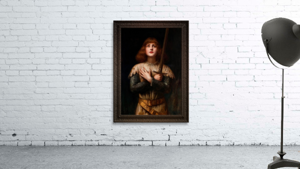 Sainte Jeanne dArc by Paul Antoine De La Boulaye Xzendor7 Old Masters Reproductions Wall Preview