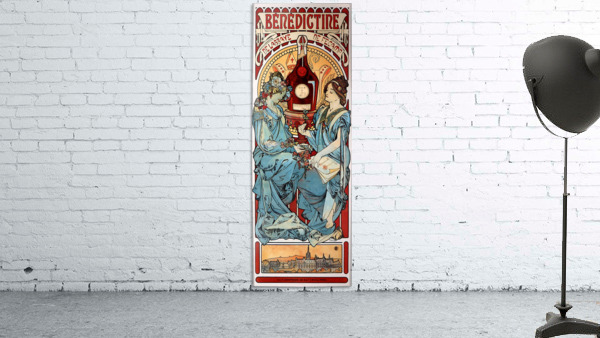 Benedictine by Alphonse Mucha by VINTAGE POSTER