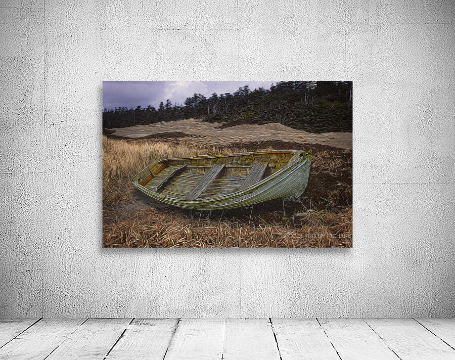 Clinker-built Rowboat by COOL ART BY RICHARD