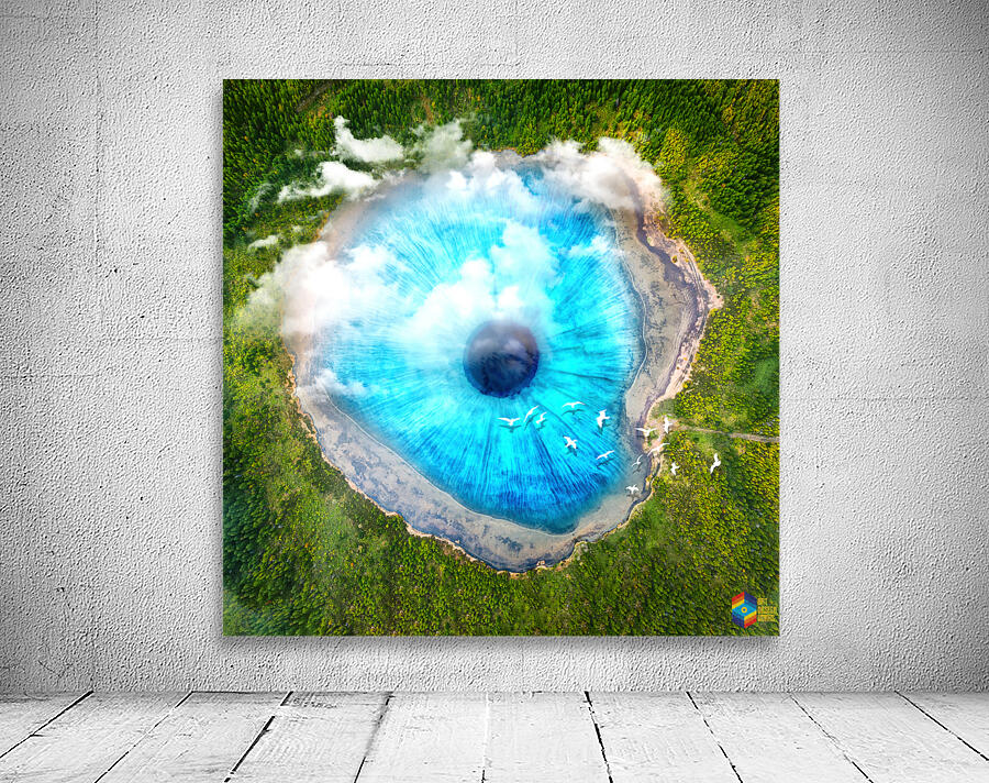 Dream Art XX Surreal Eye Lake Wall Preview