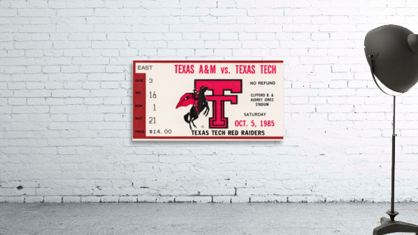 1985 Texas Tech vs. Texas AM Wall Preview