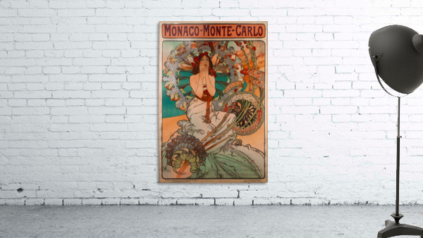Monaco by Alphonse Mucha Wall Preview