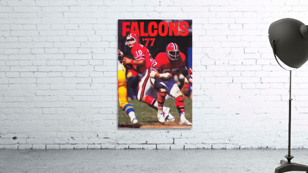 1977 Atlanta Falcons Retro Football Poster Wall Preview