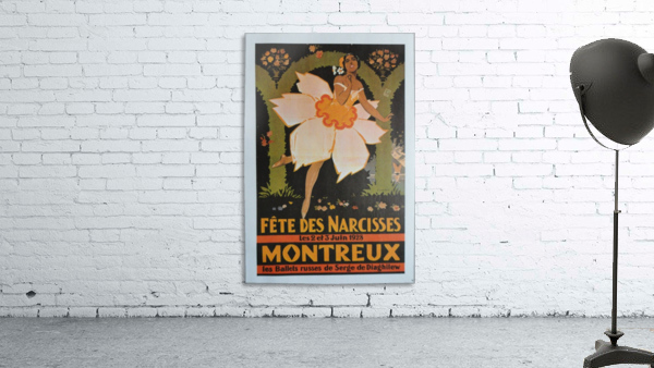Vintage Dance Poster Fete Des Narcisses by VINTAGE POSTER