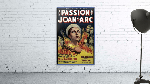 The Passion of Joan of Arc 1928 Ad by VINTAGE POSTER