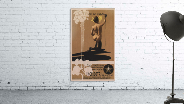 Fisso lidea poster Marcello Dudovich 1899 by VINTAGE POSTER