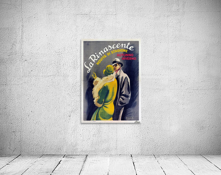 La Rinascente vintage poster Wall Preview