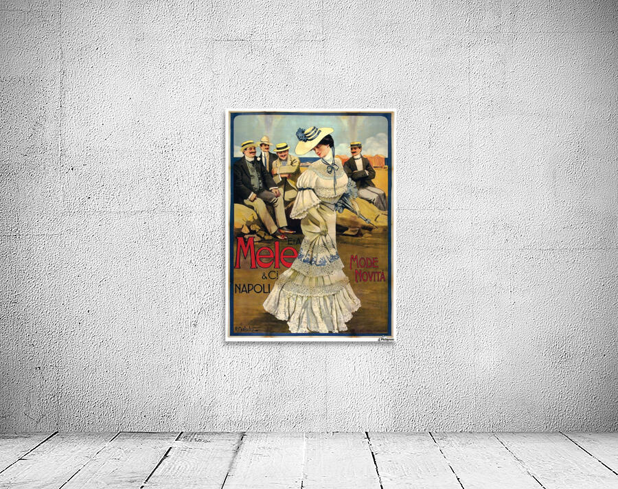Italian Fashion advertising poster by VINTAGE POSTER