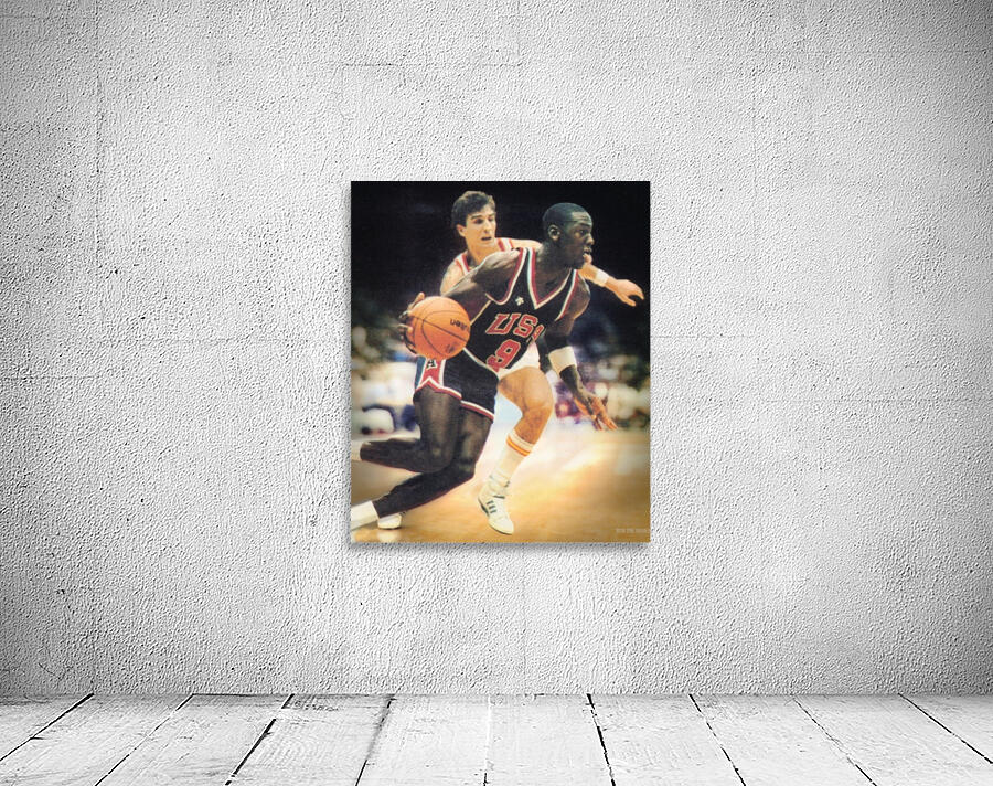 1984 Michael Jordan USA Basketball Art by Row One Brand