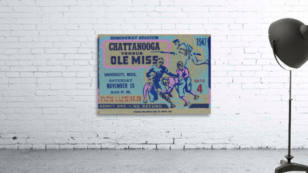 1947 Ole Miss Rebels vs. Chattanooga Wall Preview