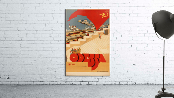 Odessa vintage travel poster by VINTAGE POSTER