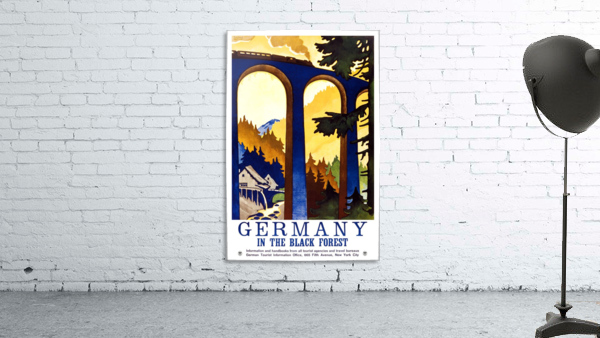 Germany Vintage Travel Poster by VINTAGE POSTER