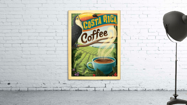 Costa Rica Coffee poster Wall Preview