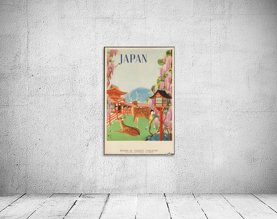 Vintage Travel Poster in 1930 for Japan by VINTAGE POSTER
