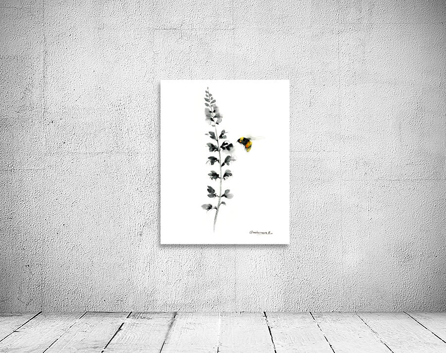 Flower and bumblebee by Eugenia Gorbacheva