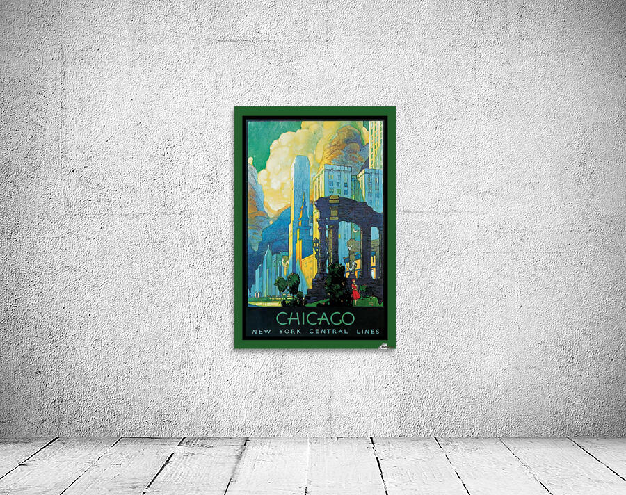 Chicago vintage poster Wall Preview
