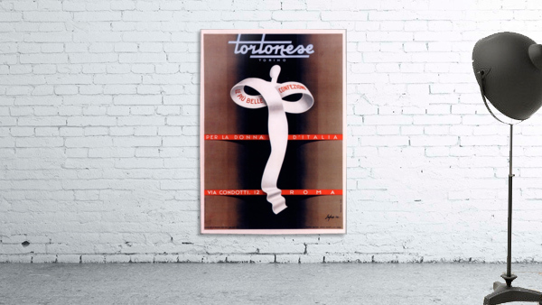 Tortonese Torino fashion poster by VINTAGE POSTER