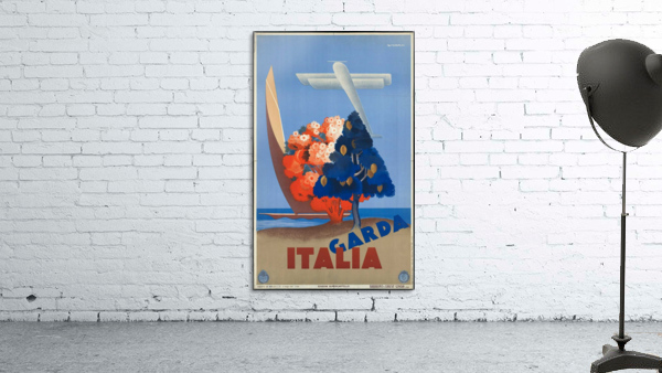 Garda Italia Vintage Poster by VINTAGE POSTER