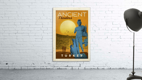 Turkey Ancient Theaters by VINTAGE POSTER