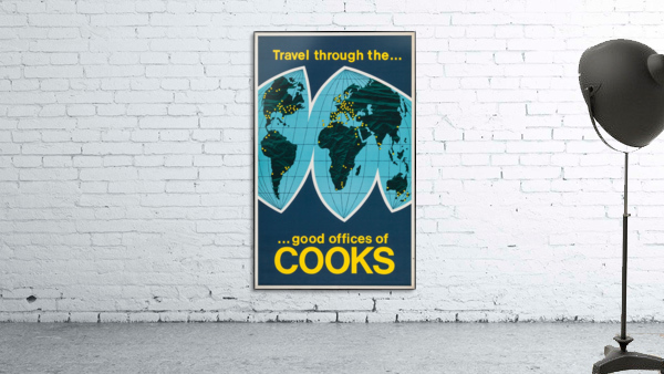 Cooks Travel Poster, 1954 by VINTAGE POSTER