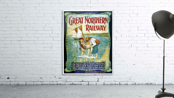 Great Northern Railway Vintage Travel Poster by VINTAGE POSTER