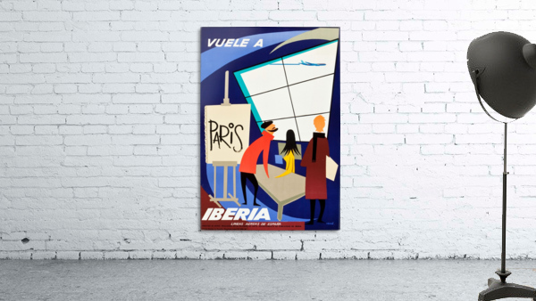 Iberia Airlines Travel Poster by VINTAGE POSTER