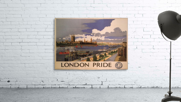 London Pride by Frank Mason 1946 Vintage Railway Poster by VINTAGE POSTER