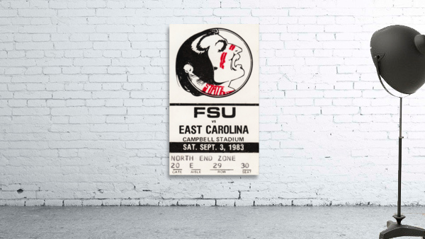 East Carolina Pirates vs. Florida State Seminoles 1983 Wall Preview