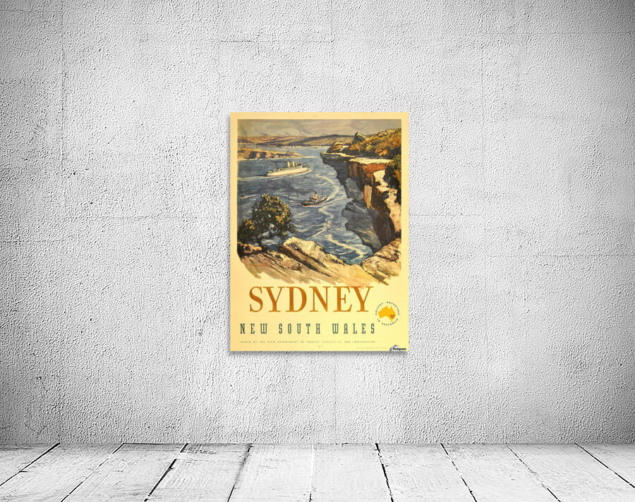 Sydney New South Wales by VINTAGE POSTER