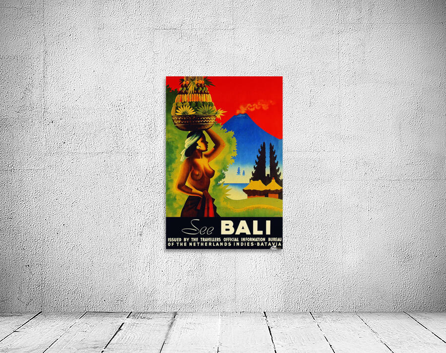 See Bali Girl travel poster Wall Preview