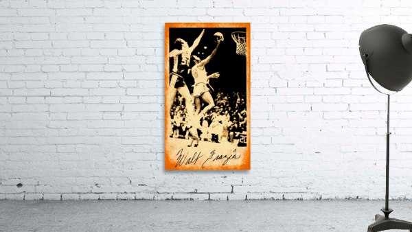 1976 New York Knicks Walt Frazier Art by Row One Brand
